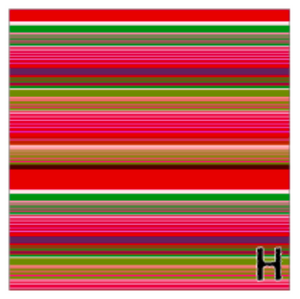 Serape Printed Adhesive Vinyl OR Waterslide 12 x 12 inch Sheets