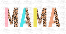 Load image into Gallery viewer, Waterslide Decal Mama Leopard Print