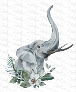 Waterslide Decal Watercolor Elephant
