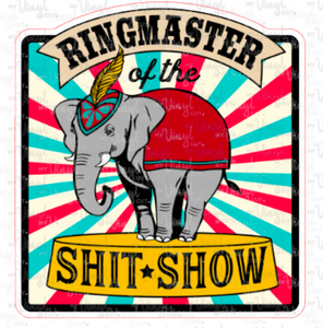 Sticker 10A Ringmaster the Shitshow NSFW
