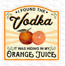 Load image into Gallery viewer, Sticker | 10M |  I Found the Vodka Hiding in my Orange Juice