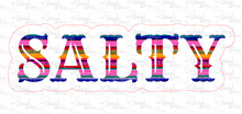 Load image into Gallery viewer, Sticker 10P Serape Salty with White Offset