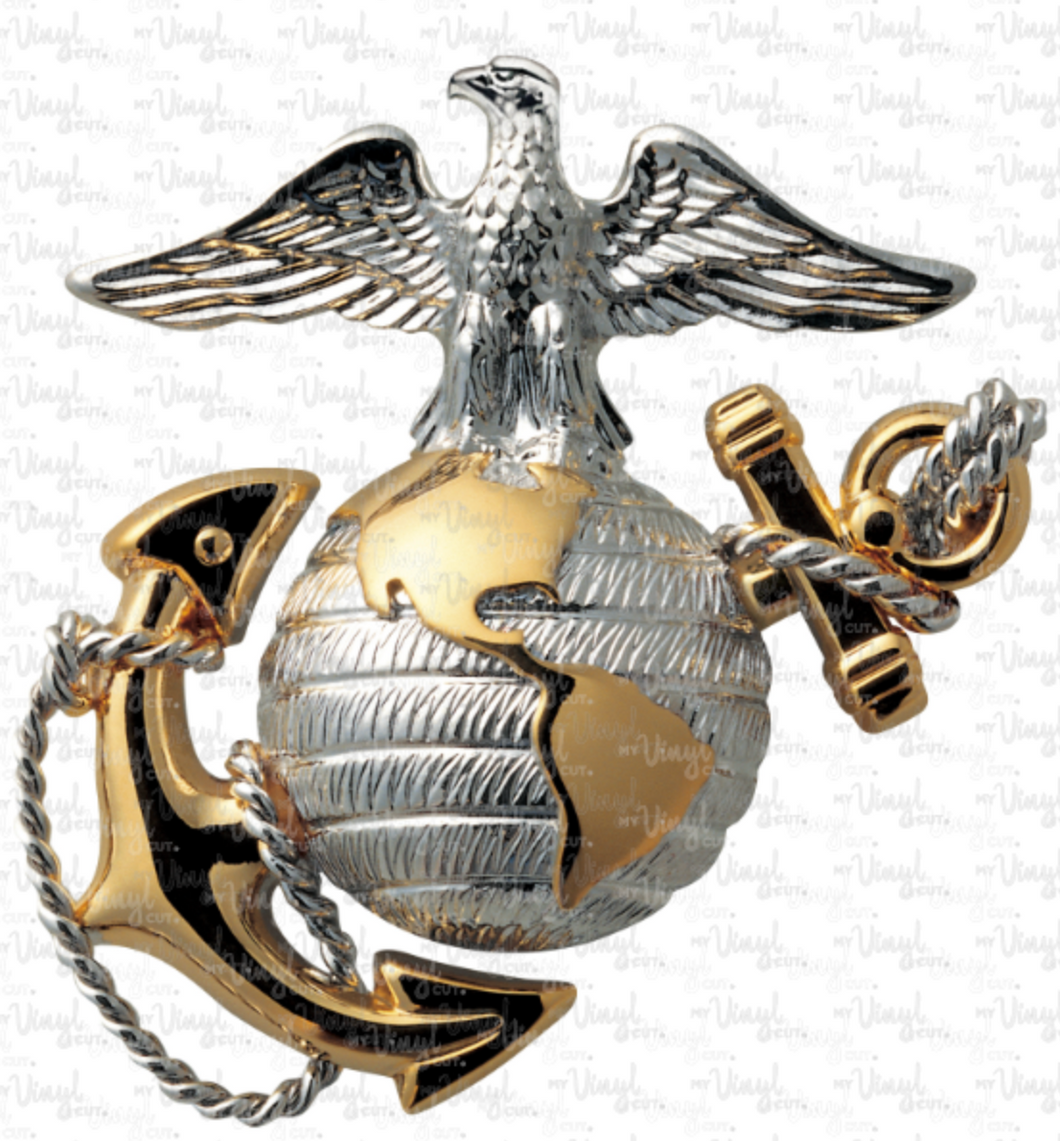 Waterslide Decal Marines EGA Licensed Logo #18412