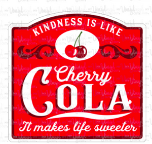 Sticker 10B Label Cherry Cola