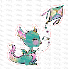 Load image into Gallery viewer, Sticker 14B Dragon Flying a Kite