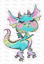 Load image into Gallery viewer, Sticker 14H Dragon Rollerskating