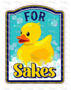 Sticker 41E For Ducks Sake