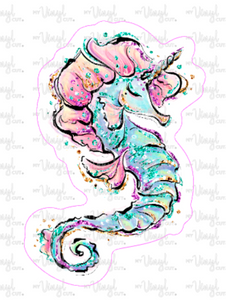 Sticker 18I Seahorse