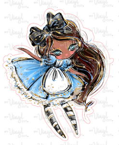 Sticker 21D Alice in Wonderland Dark Skin