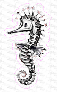Sticker 19I Halloween Seahorse