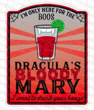 Load image into Gallery viewer, Sticker 16-I Dracula&#39;s Bloody Mary