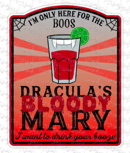 Sticker 16-I Dracula's Bloody Mary