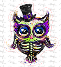 Load image into Gallery viewer, Sticker 23L Halloween Owl with Hat