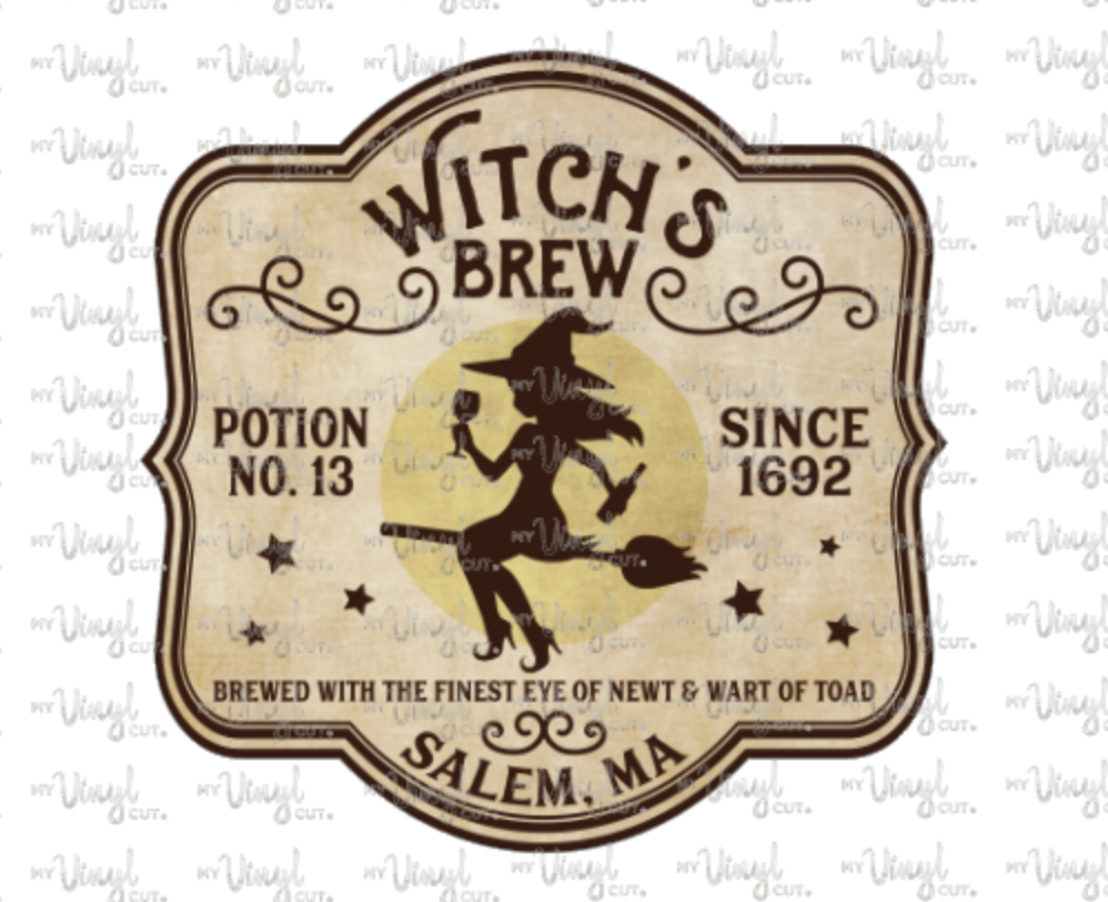 Sticker 16D Witch's Brew Light