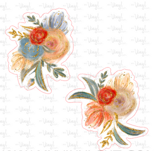 Sticker 11H Set of Flowers Fall Fairyland Collection