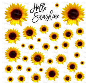 Sticker Sheet Sunflowers Full 12 x 12 inch Sheet