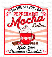 Load image into Gallery viewer, Sticker (#26H) Peppermint Mocha Latte