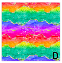 Load image into Gallery viewer, Printed Vinyl &amp; HTV Rainbow Agate Patterns 12 x 12 inch sheet