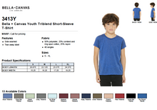 Load image into Gallery viewer, Bella Canvas Youth Triblend Short Sleeve
