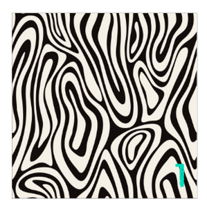 Printed HTV SPOTTED Black and White Minimalistic Patterned Heat Transfer Vinyl 12 x 12" sheet
