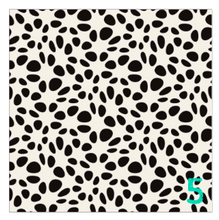Load image into Gallery viewer, Printed HTV SPOTTED Black and White Minimalistic Patterned Heat Transfer Vinyl 12 x 12&quot; sheet