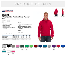 Load image into Gallery viewer, J America Adult Premium Fleece Pullover