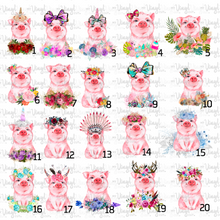 Load image into Gallery viewer, Waterslide Decal Piggy Pick one image