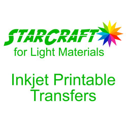 StarCraft Inkjet Printable Heat Transfers for Light Materials 10 Pack