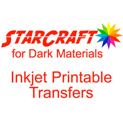 StarCraft Inkjet Printable Heat Transfers for Dark Materials 10 Pack