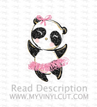 Load image into Gallery viewer, Sticker | 69I | Panda Unicorn | Waterproof Vinyl Sticker | White | Clear | Permanent | Removable | Window Cling | Glitter | Holographic