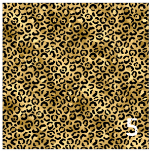 Printed Adhesive Vinyl PURPLE + GOLD Leopard Patterns