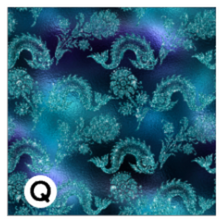 Load image into Gallery viewer, Printed Adhesive Vinyl MERMAID GLITTERS Pattern Vinyl 12 x 12 inch sheet